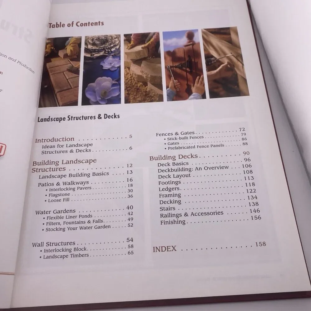 Landscape Structures & Deck's Hardcover Book - Handy Man Club Of America